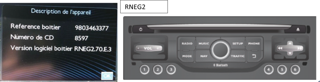 systèmes de navigation chez Peugeot : WIP Nav+/RNEG2 (2012) 