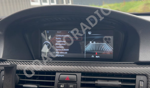 Interface d'origine après installation écran Android BMW E90
