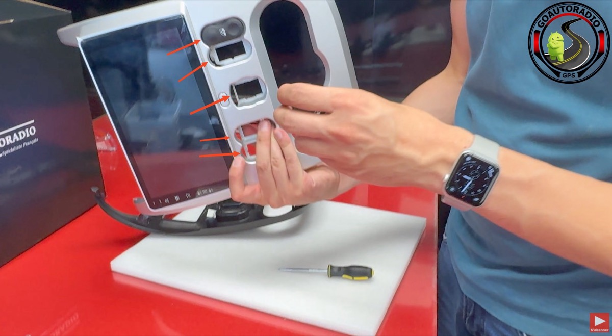 Autoradio Android Dacia Duster 1 - Récupération des boutons de façade d’origine Dacia Duster 1