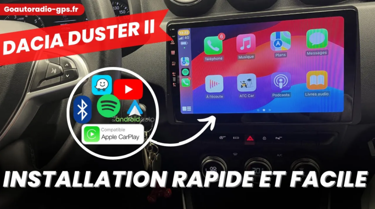 Installation autoradio Dacia duster 2