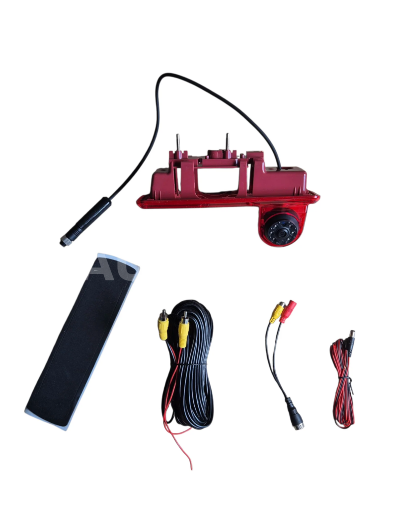 Kit caméra de recul Renault Trafic 3 avec câbles RCA et alimentation pour autoradio Android CarPlay
