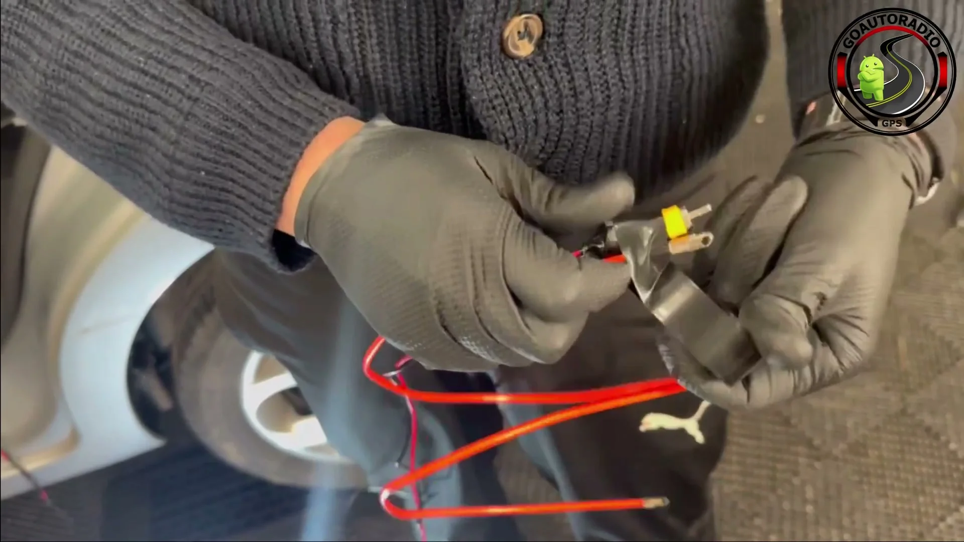 Raccordement alimentation caméra de recul C3 DS3 via connecteur Wago