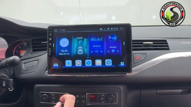 Autoradio Android Citroen C5 avec interface installee