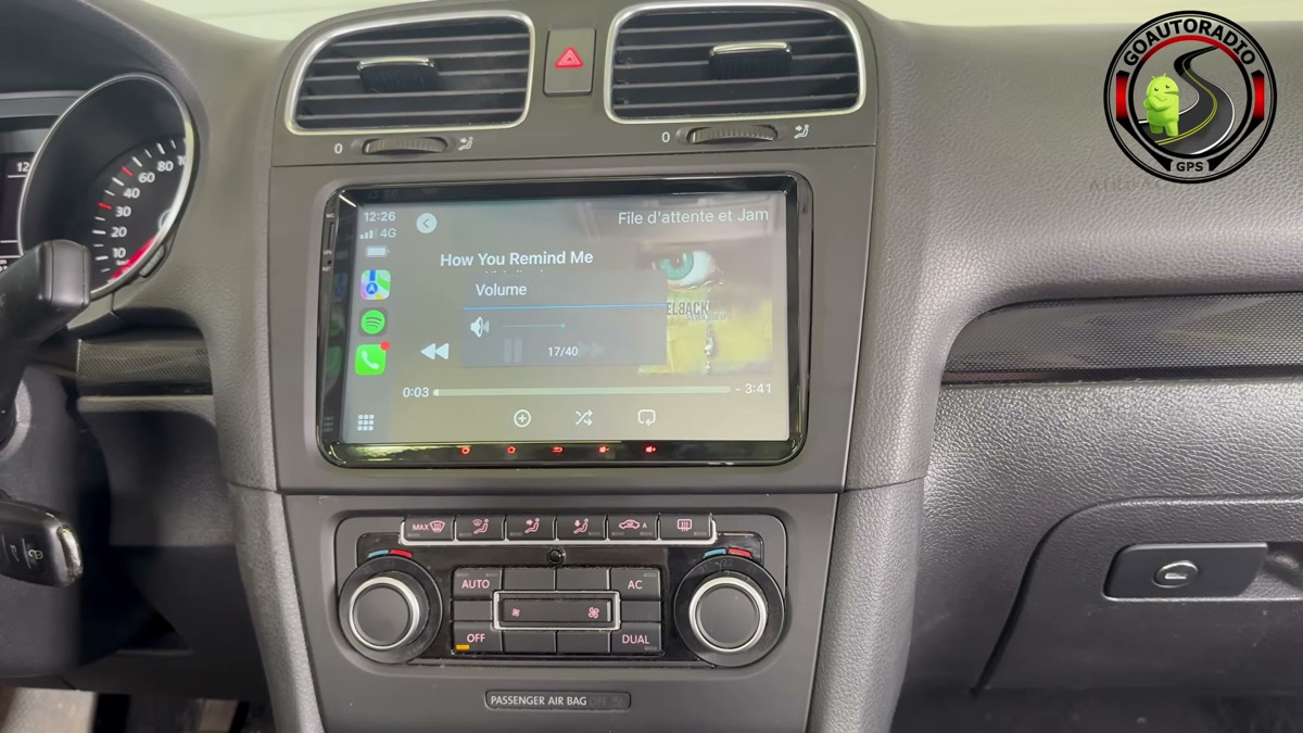 Autoradio Android Golf 6 avec CarPlay et Android Auto
