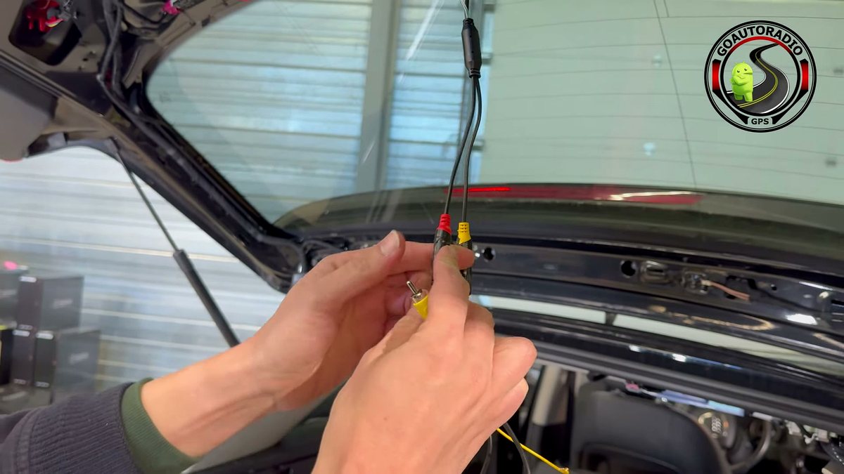 Raccord RCA vidéo jaune de la caméra de recul Audi Q5