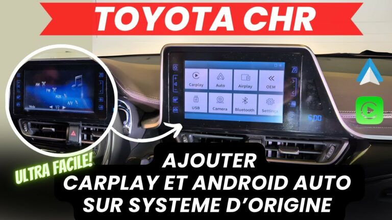 Boîtier CarPlay Android Auto Toyota C-HR
