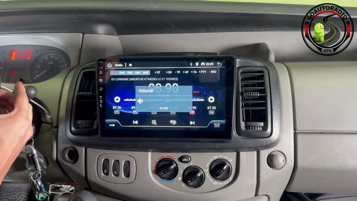 Écran radio autoradio Android Renault Trafic 2