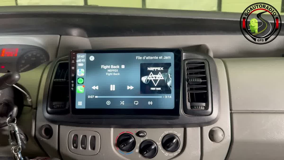 CarPlay sans fil autoradio Android Renault Trafic 2
