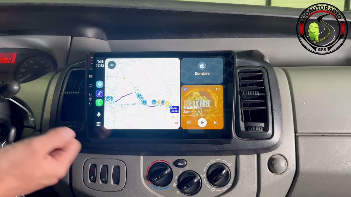 Android Auto sans fil autoradio Android Renault Trafic 2